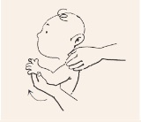 발달을 도와주는 이른둥이 운동법:2. 팔을 옆으로 벌린 자세에서 안으로 붙이기